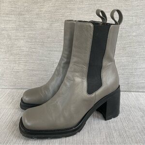 By Far Boots Grey Leather Women’s 38